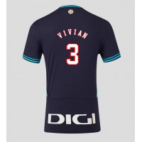 Camiseta Athletic Bilbao Dani Vivian #3 Segunda Equipación Replica 2025-26 mangas cortas